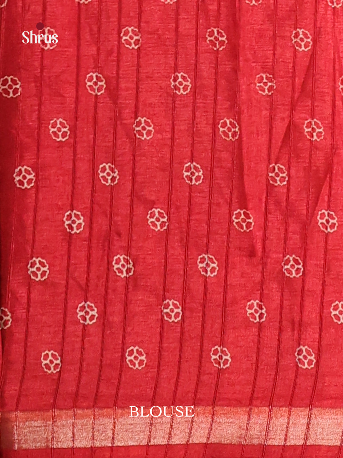 Mustard & Red - Art Modal Saree - Shop on Shrus.com