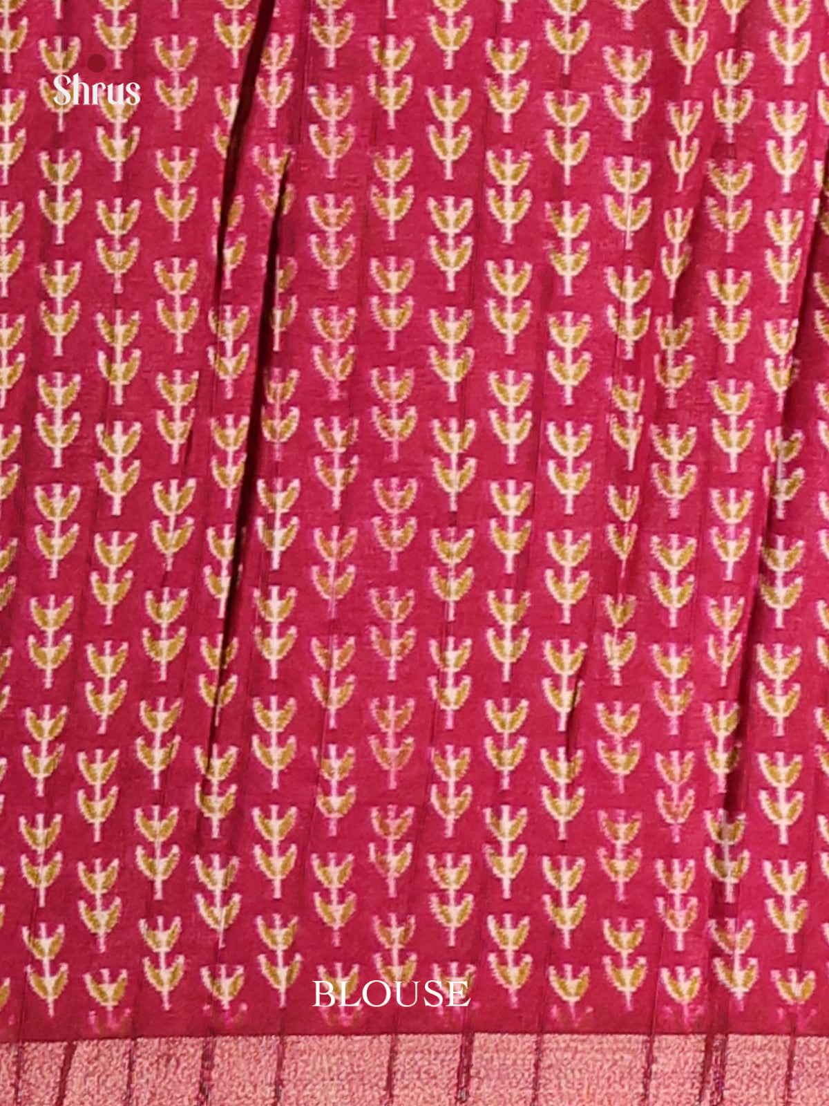 Yellow & Red - Art Modal Saree - Shop on Shrus.com