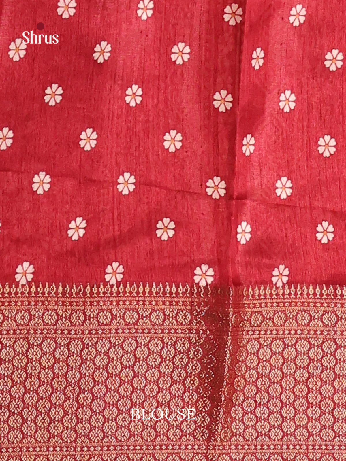 Maroon - Semi Crepe Saree - Shop on Shrus.com