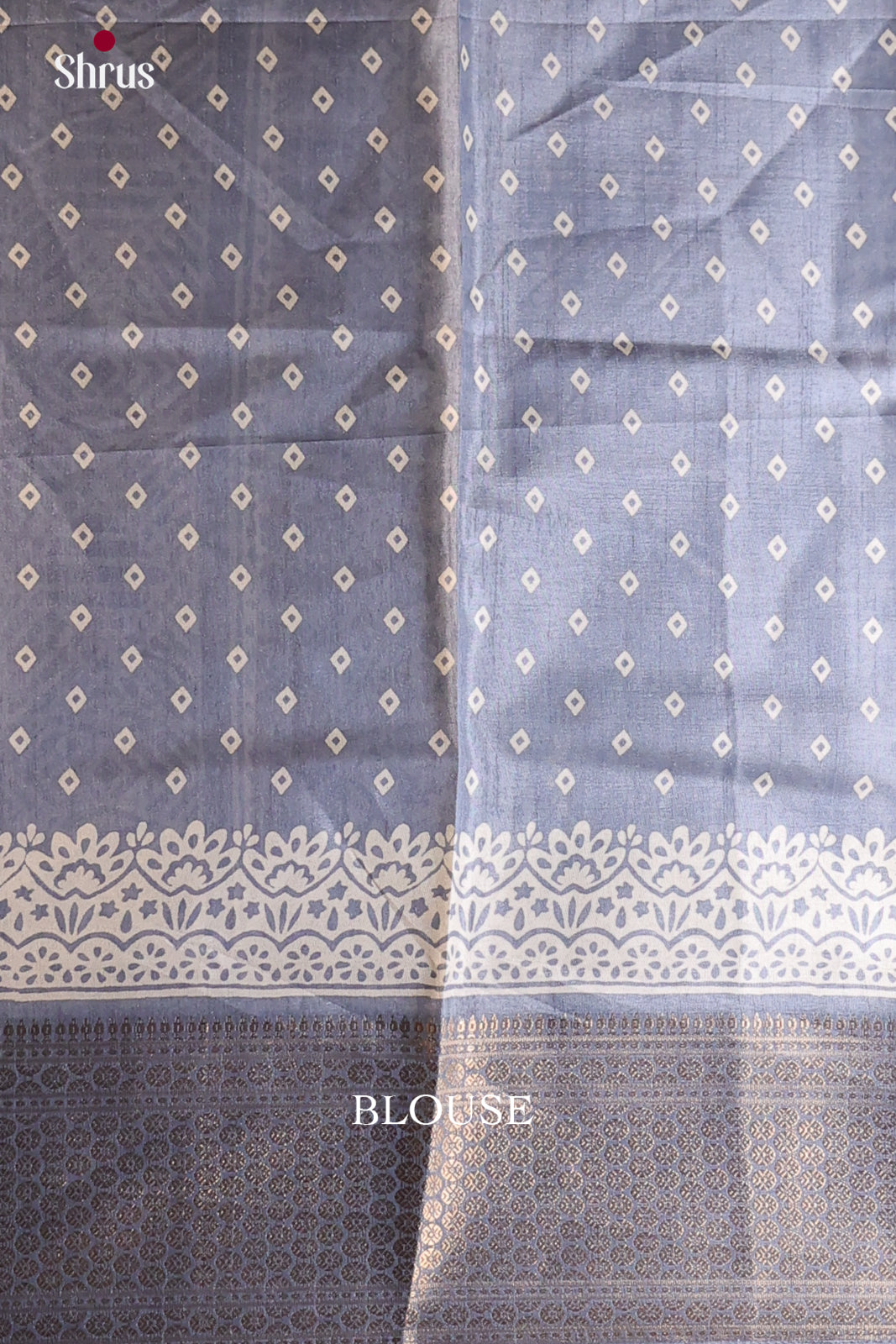 DHS09185 - Semi Crepe Saree - Shop on Shrus.com