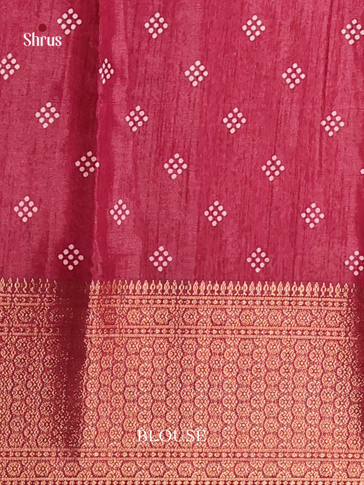 Maroon - Semi Crepe Saree - Shop on Shrus.com