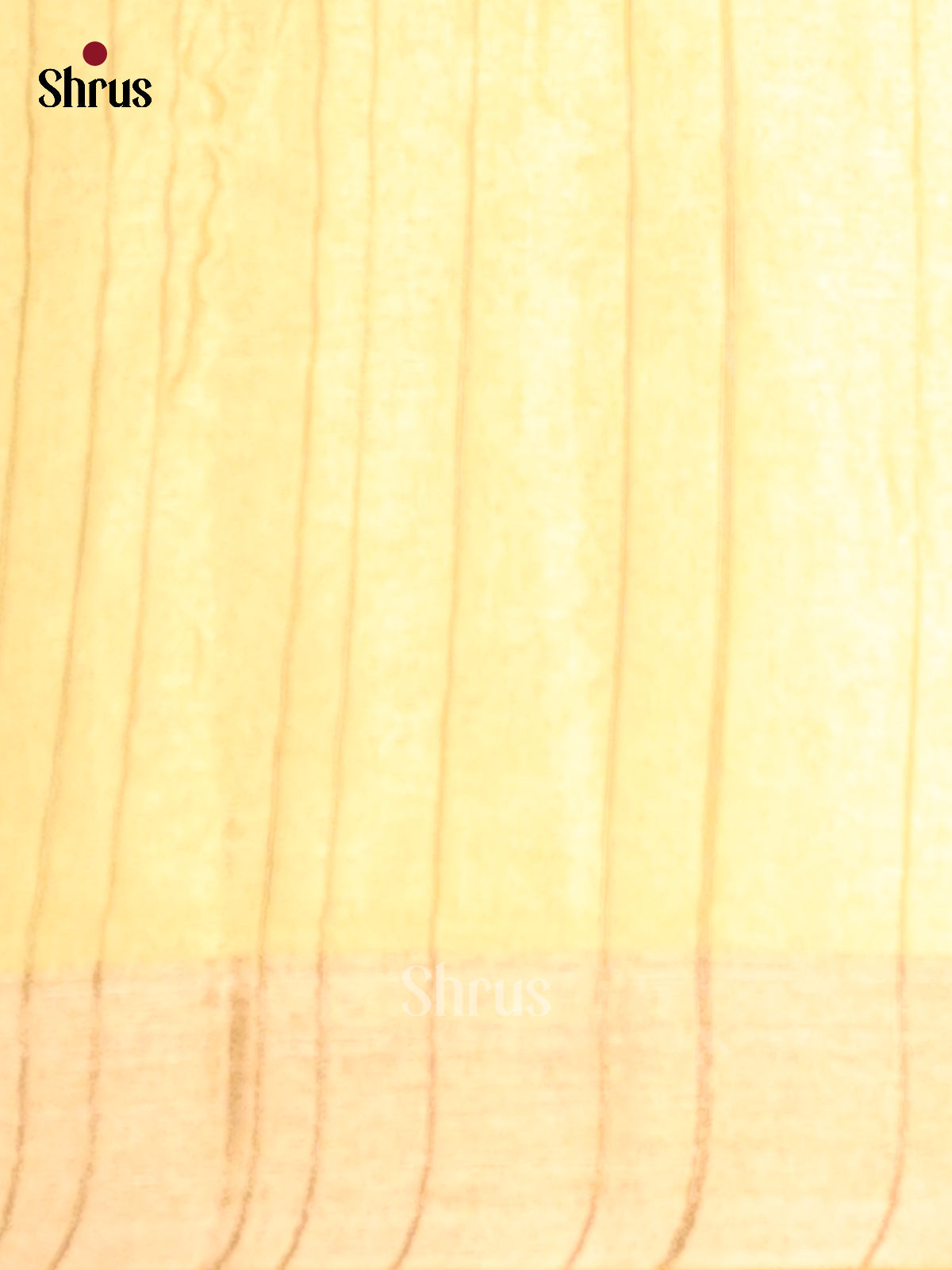 Cream & Yellow - Semi matka Saree