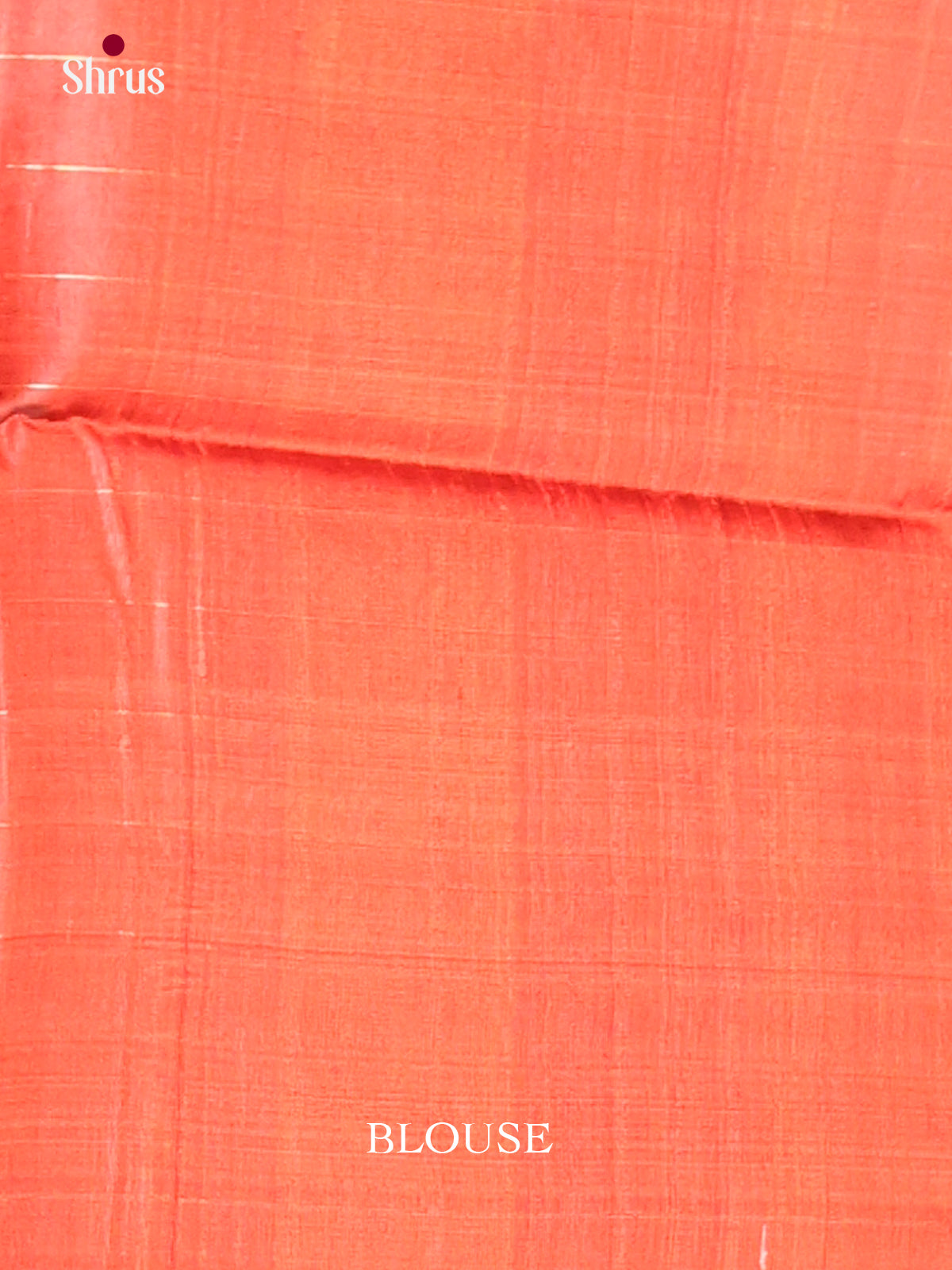  maron and orange -Raw silk saree -1