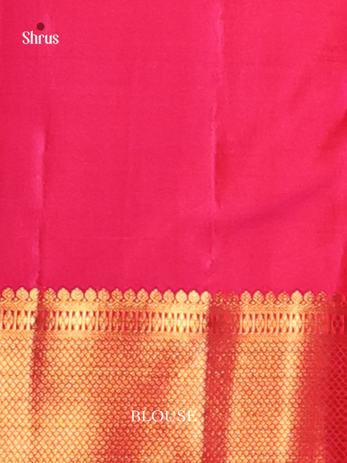 Blue & Pink Kanchipuram Butta design Saree Gleams with zari drop motifs