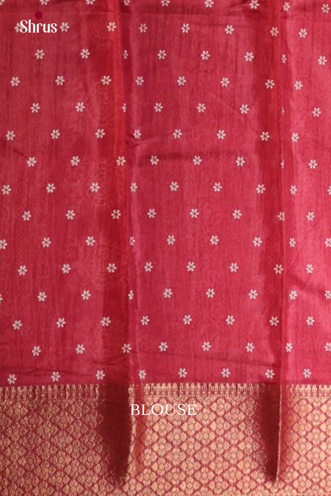 Maroon - Semi Crepe Saree - Shop on Shrus.com