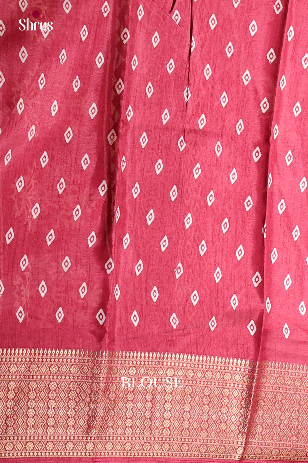 Red - Semi Crepe Saree - Shop on Shrus.com