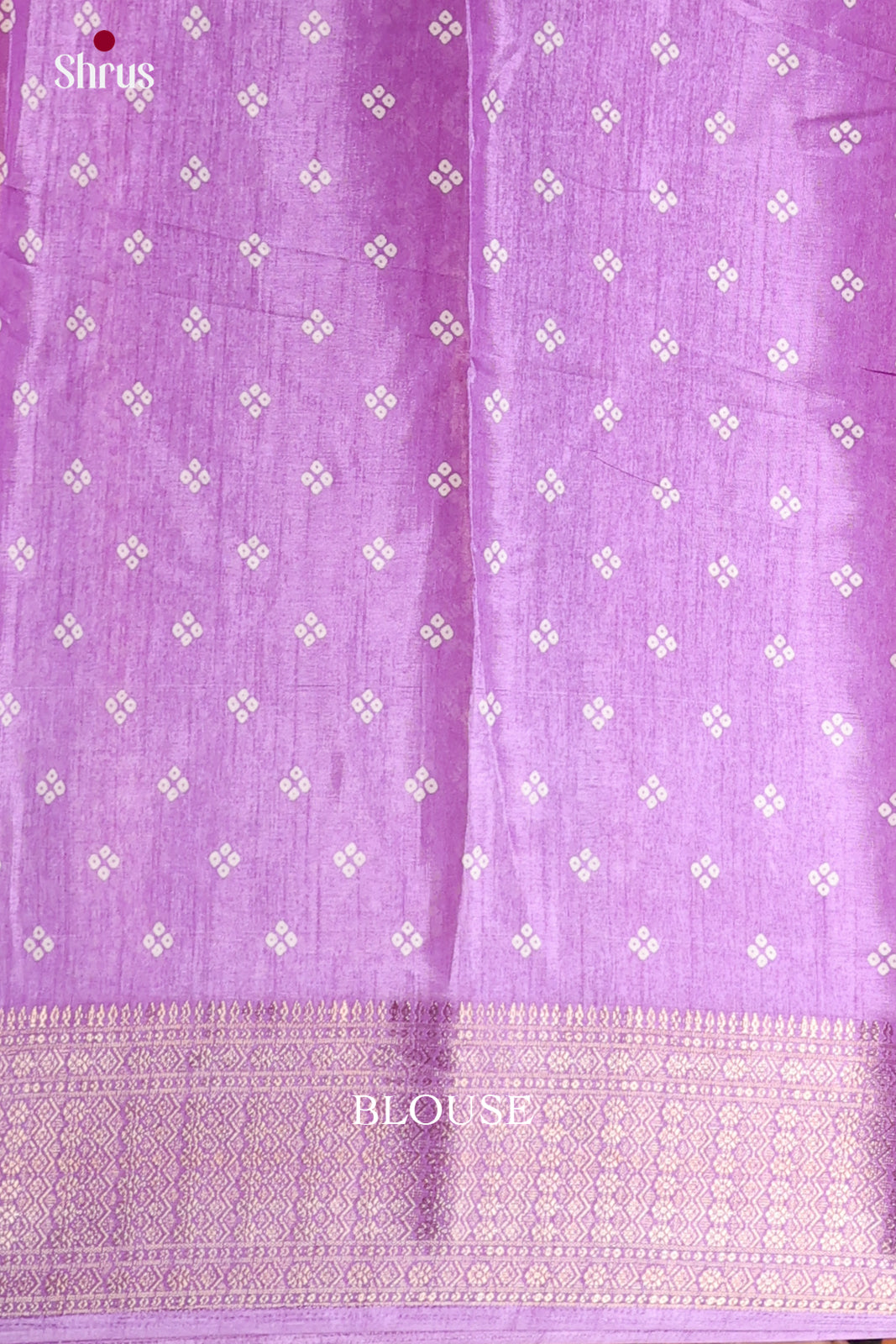 Purple- Semi Crepe Saree - Shop on Shrus.com