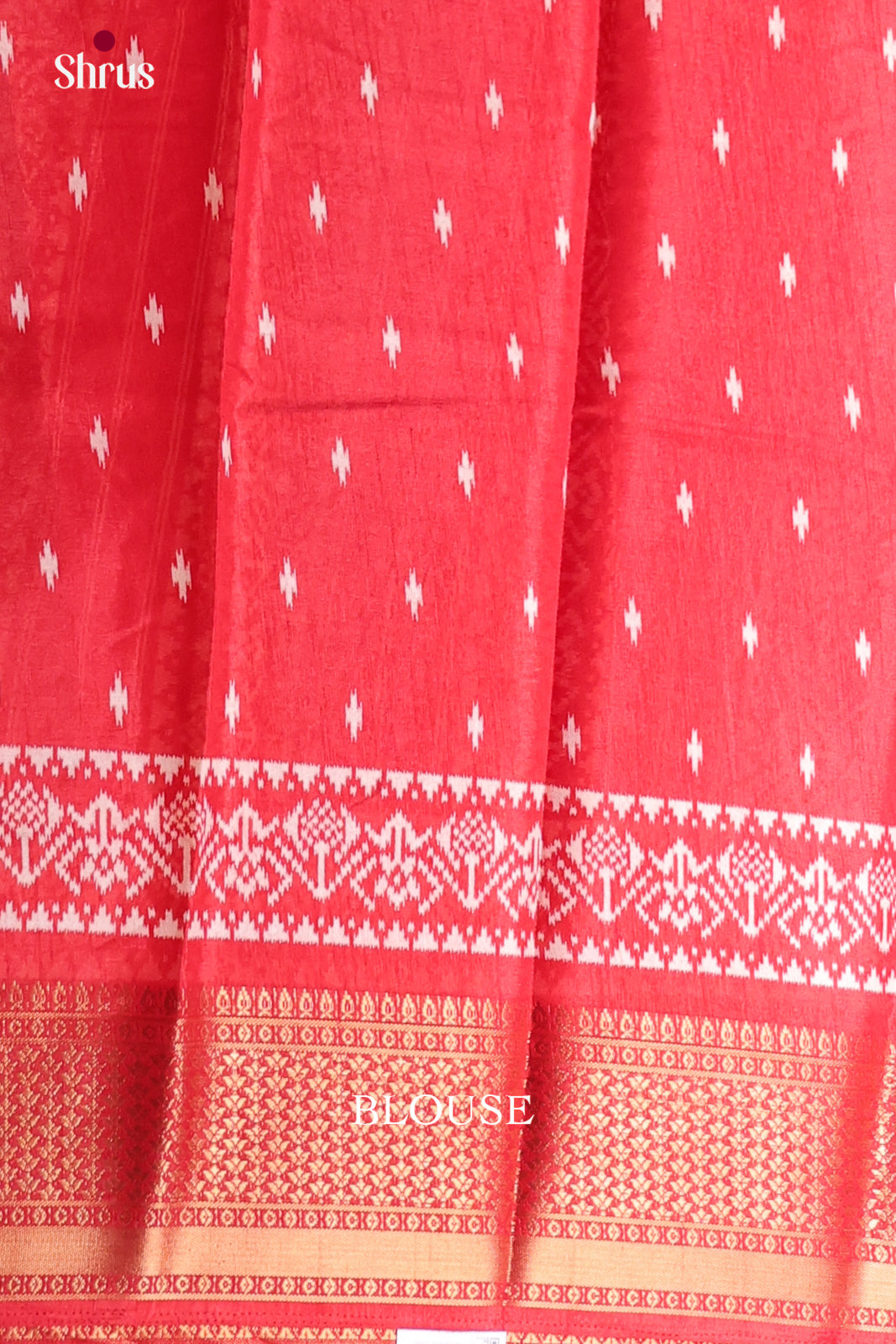 Red- Semi Crepe Saree - Shop on Shrus.com