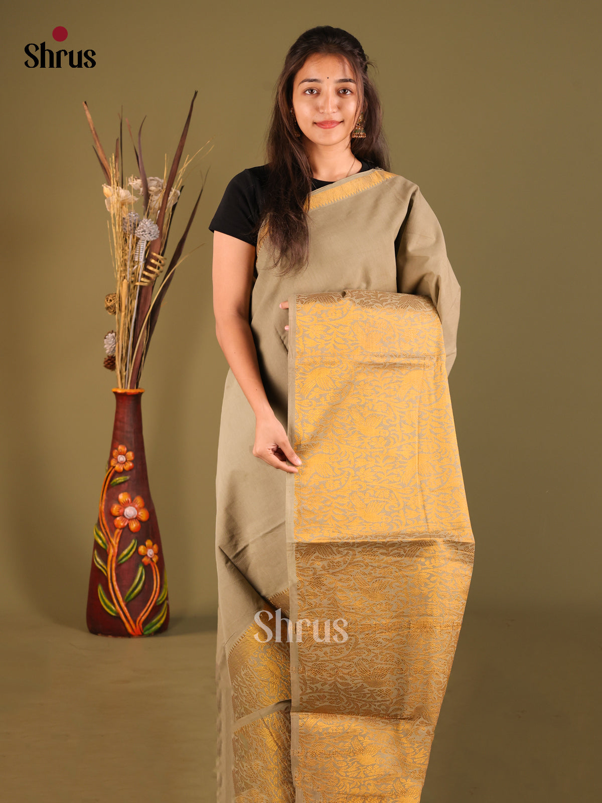DHS11198 - Sungudi Cotton Saree - Shop on Shrus.com
