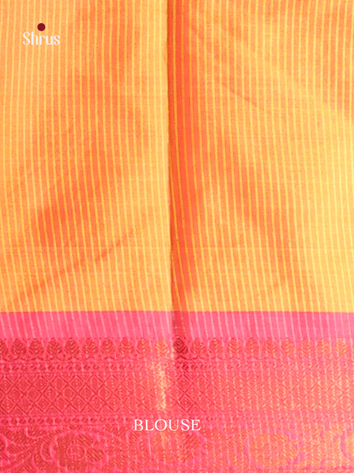 Peach & Pink - Semi Pochampally Saree - Shop on Shrus.com
