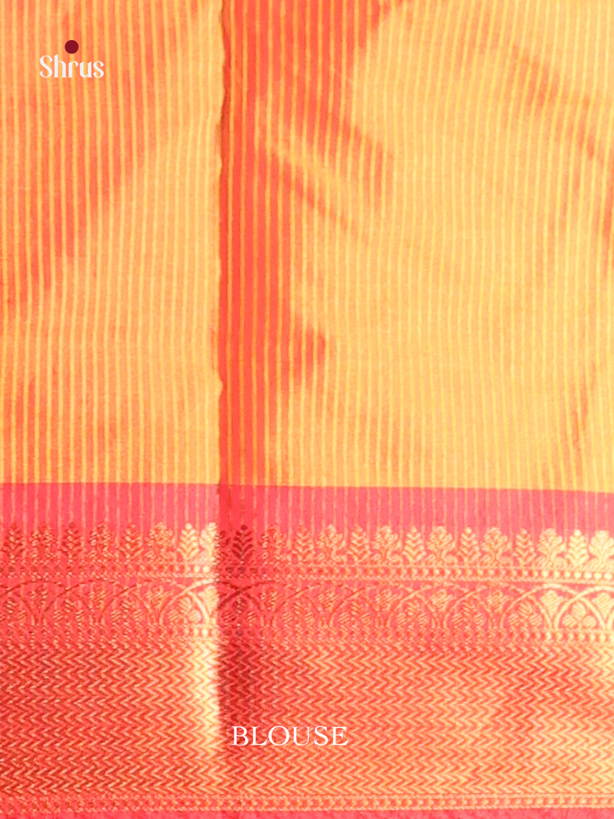 Pink & Orange - Semi Pochampally Saree - Shop on Shrus.com