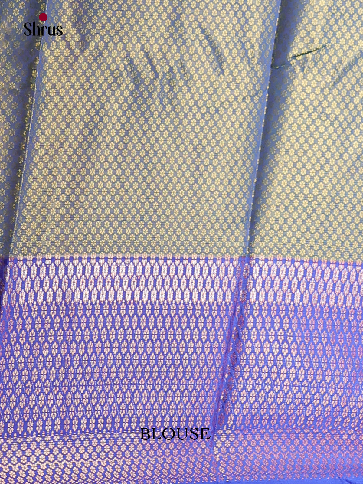 Green & Blue - Tanchoi Saree - Shop on Shrus.com