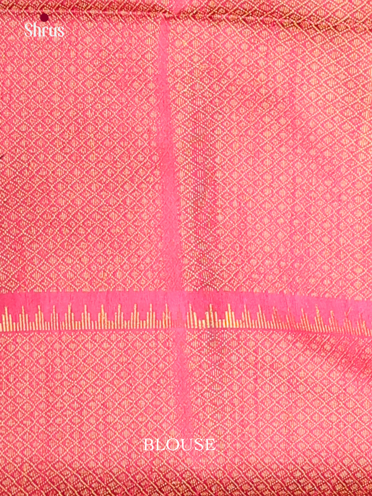Grey & Pink - Semi Rawsilk Saree - Shop on Shrus.com