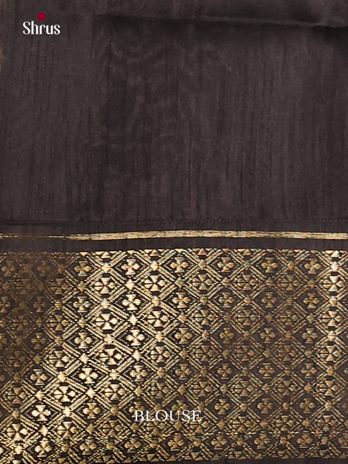 Pink & Black - Semi Rawsilk Saree - Shop on Shrus.com