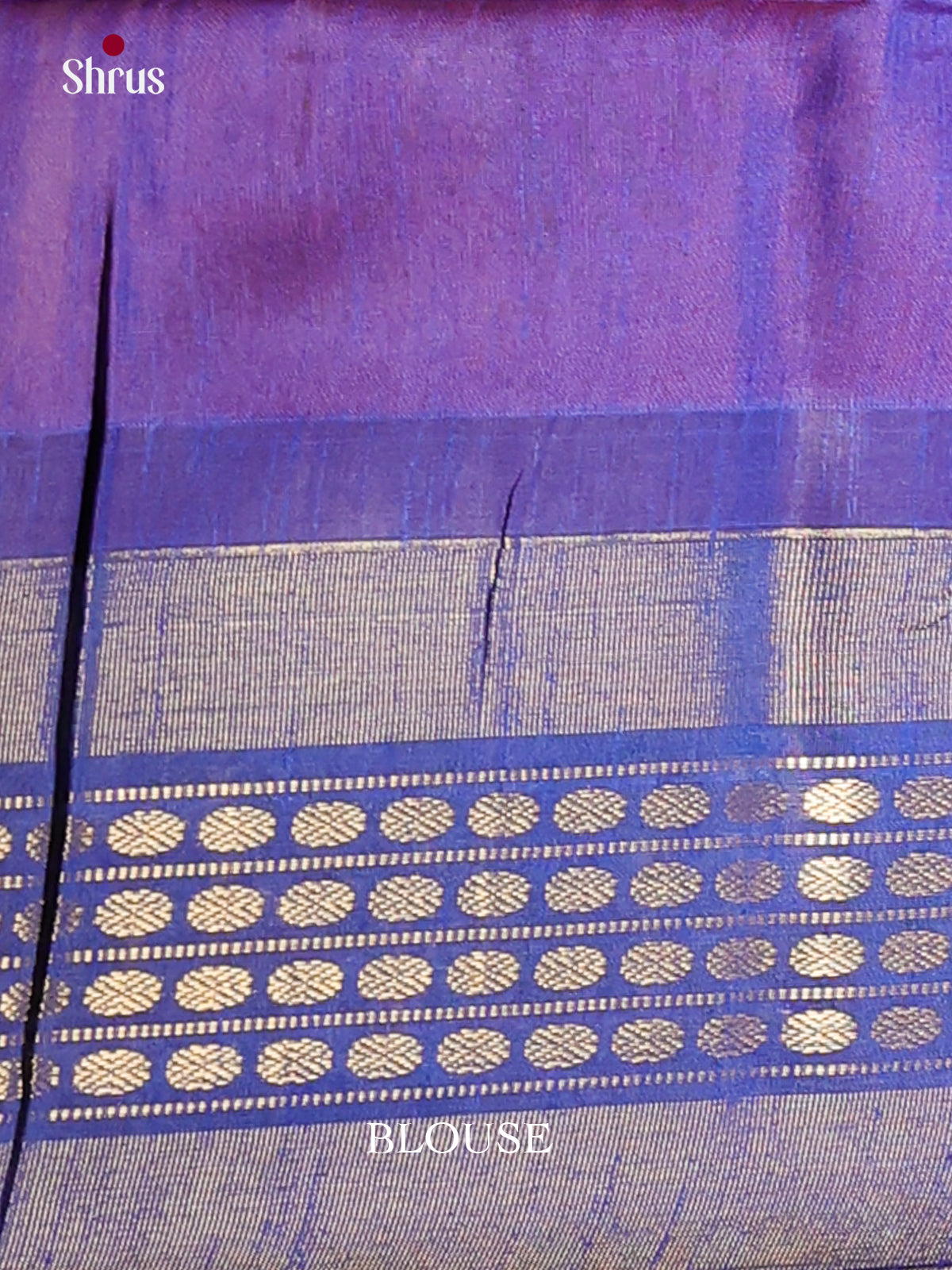 Pink & blue - Semi Rawsilk Saree - Shop on Shrus.com