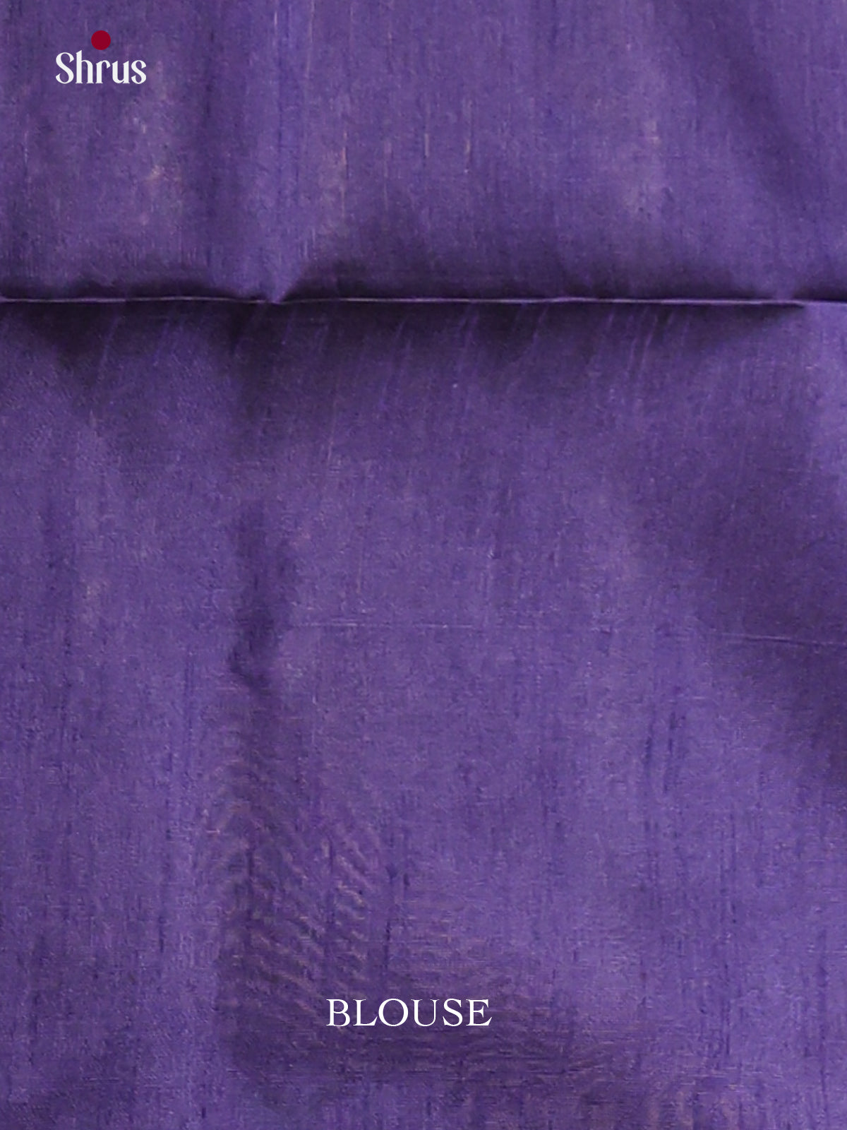 Pink & Blue- Semi Rawsilk Saree - Shop on Shrus.com