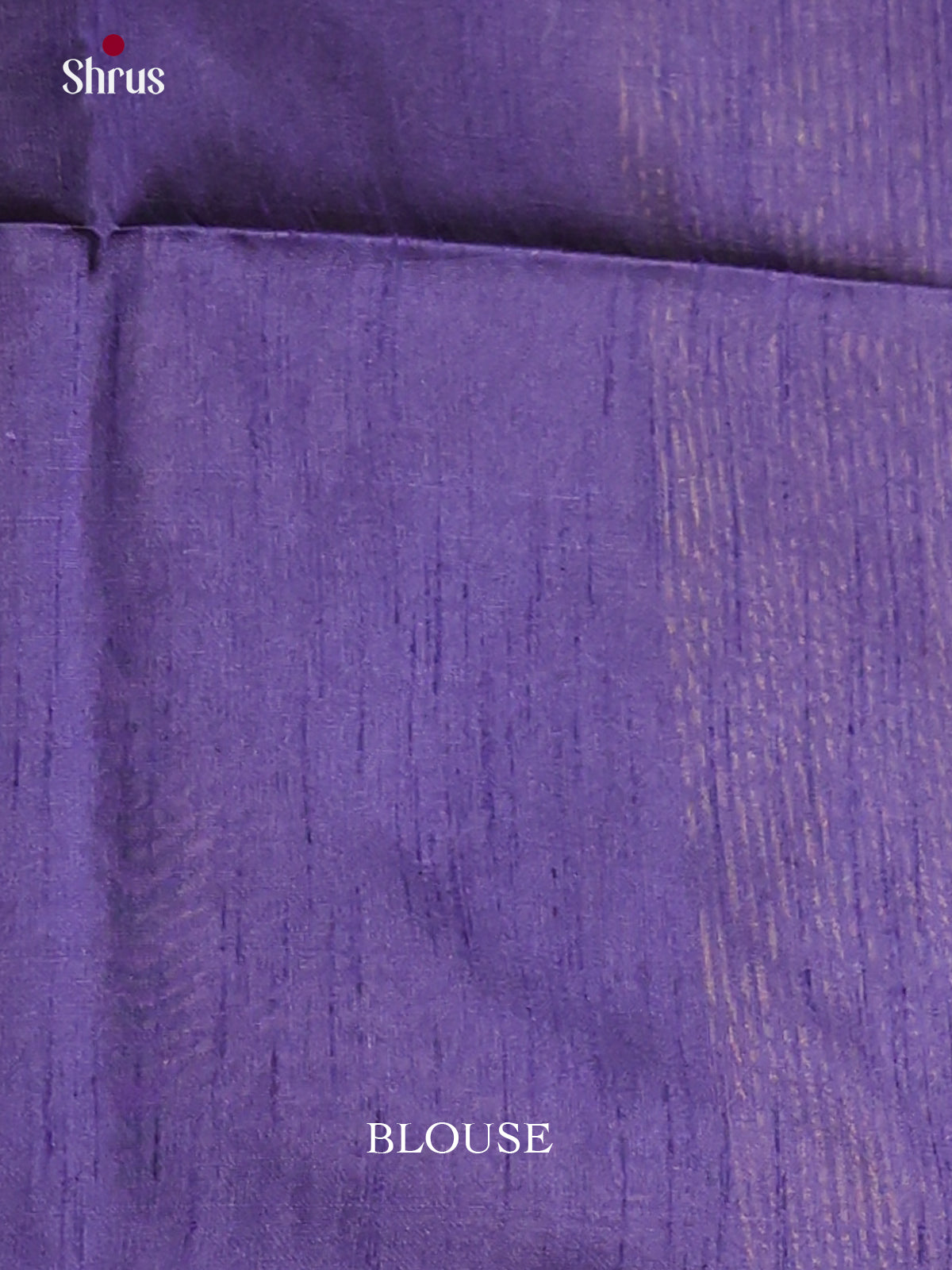 Orange & Blue - Semi Rawsilk Saree - Shop on Shrus.com
