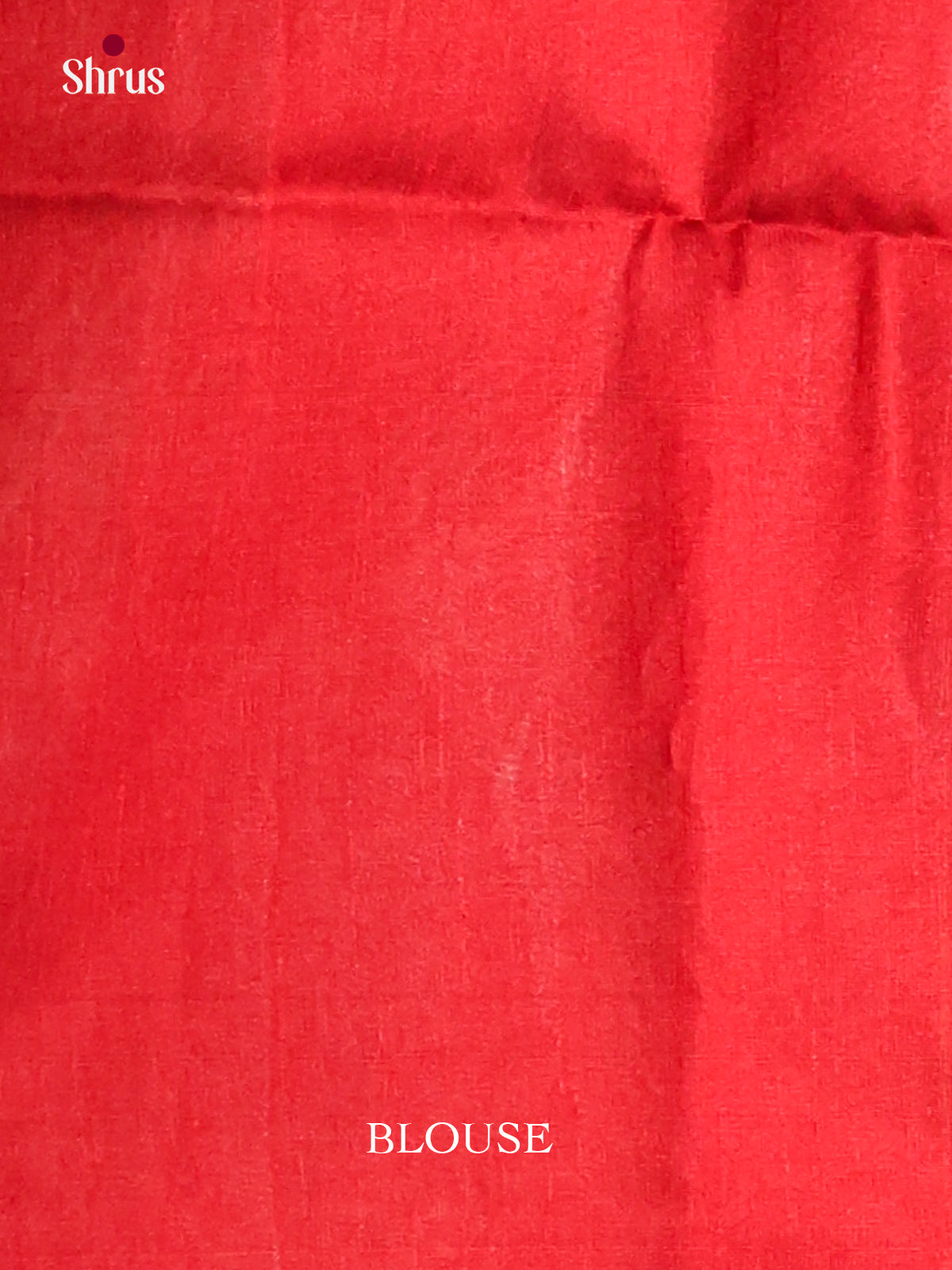 Green & Red- Semi Rawsilk Saree - Shop on Shrus.com
