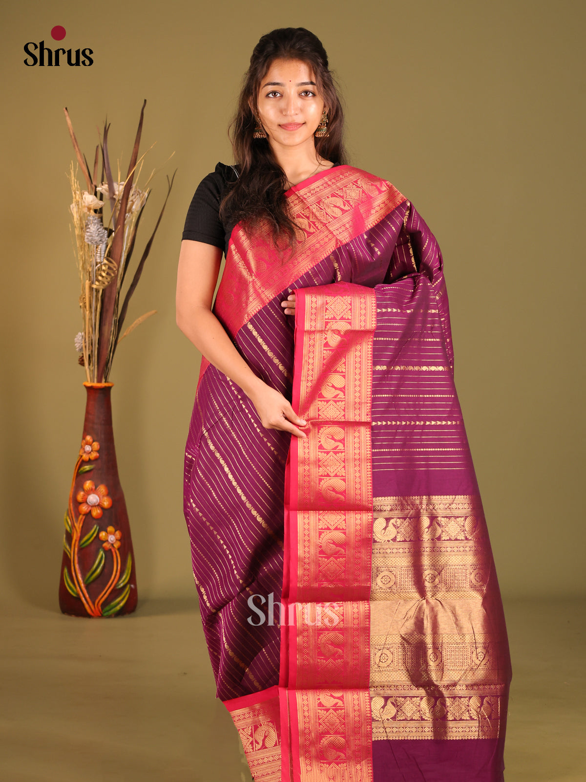 DHS11550 - Chettinad Cotton Saree