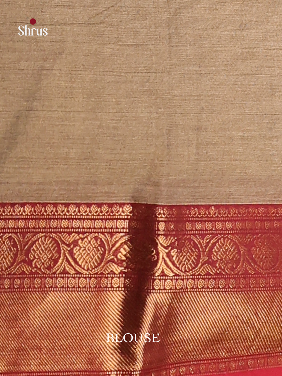 Grey & Maroon - Chettinad Cotton Saree