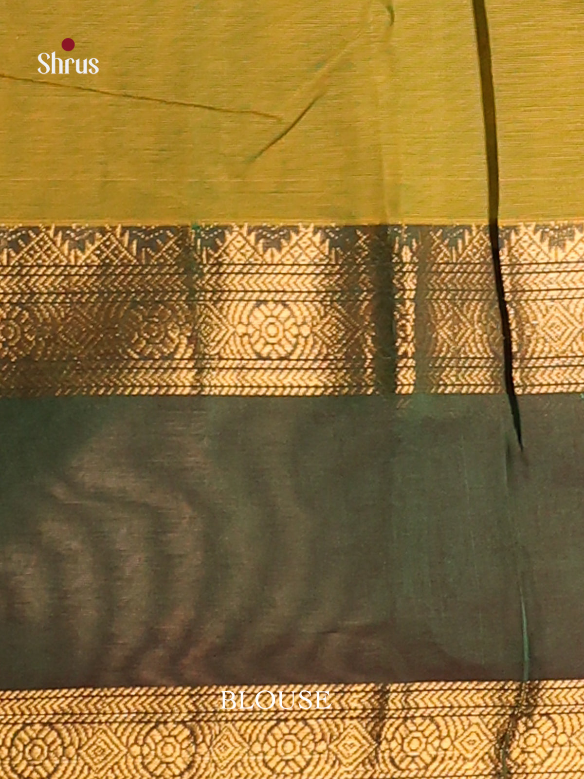 Mehandi Green & Green - Chettinad Cotton Saree