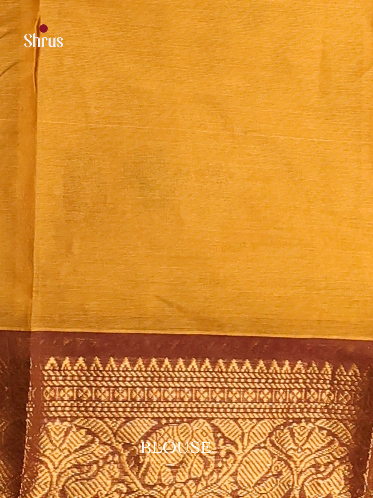 Mustard & Maroon - Chettinad Cotton Saree