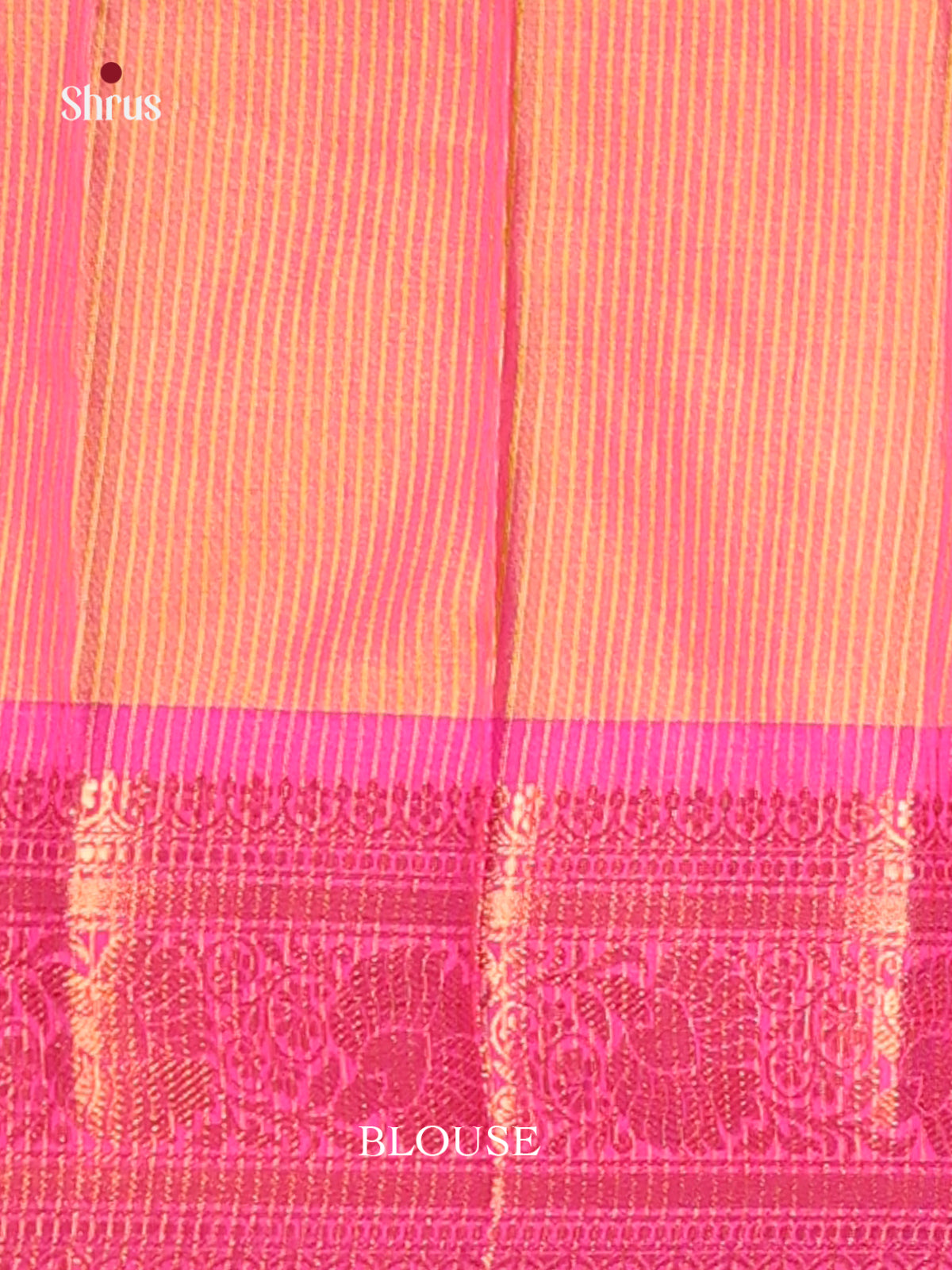Light Green & Pink - Semi Pochampally Saree - Shop on Shrus.com