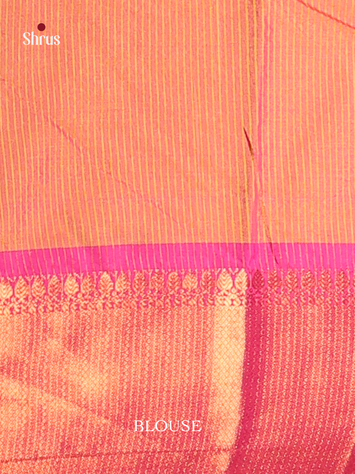 Yellow & Pink - Semi Pochampally Saree - Shop on Shrus.com