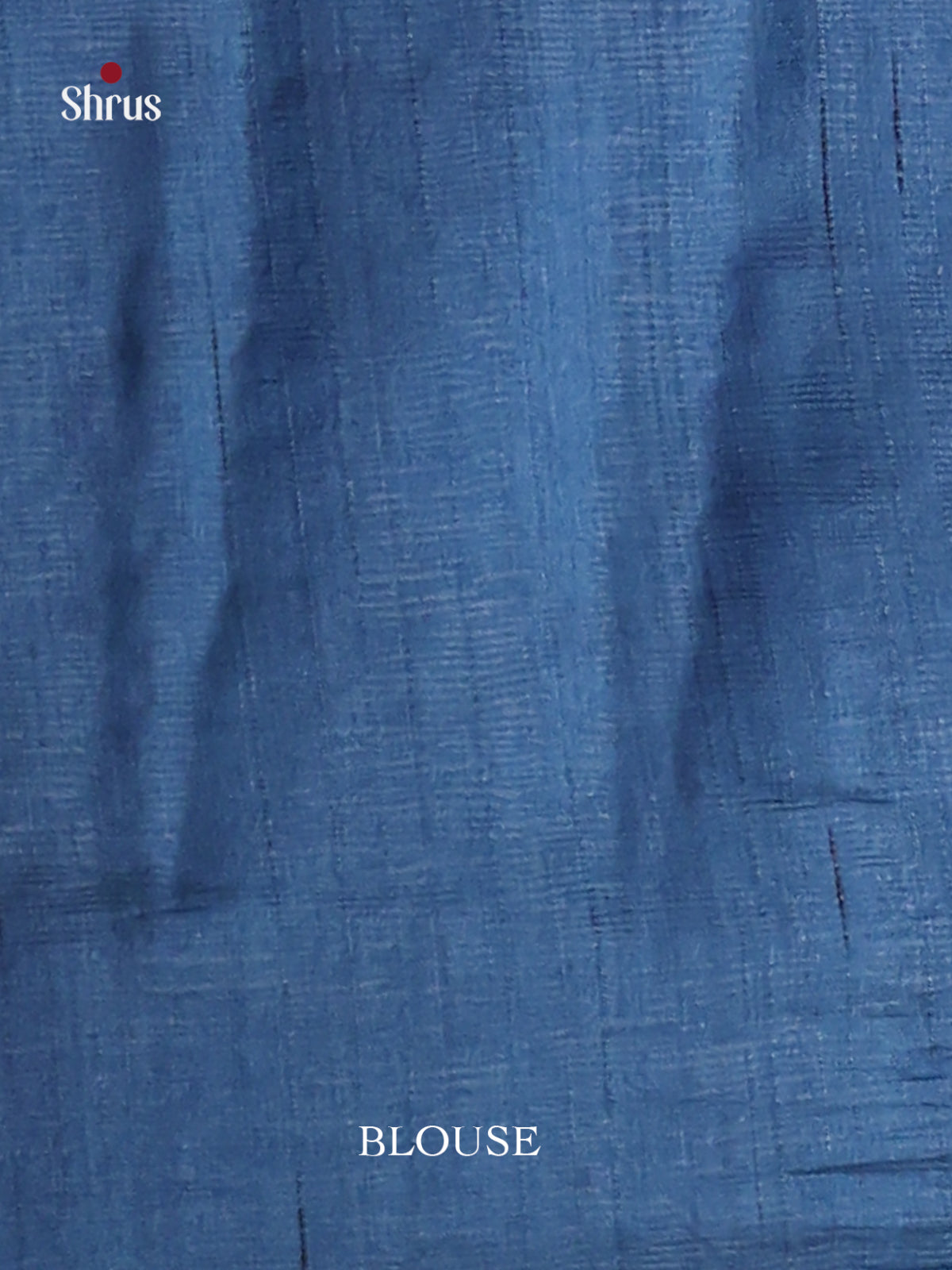 Blue - Semi Rawsilk Saree
