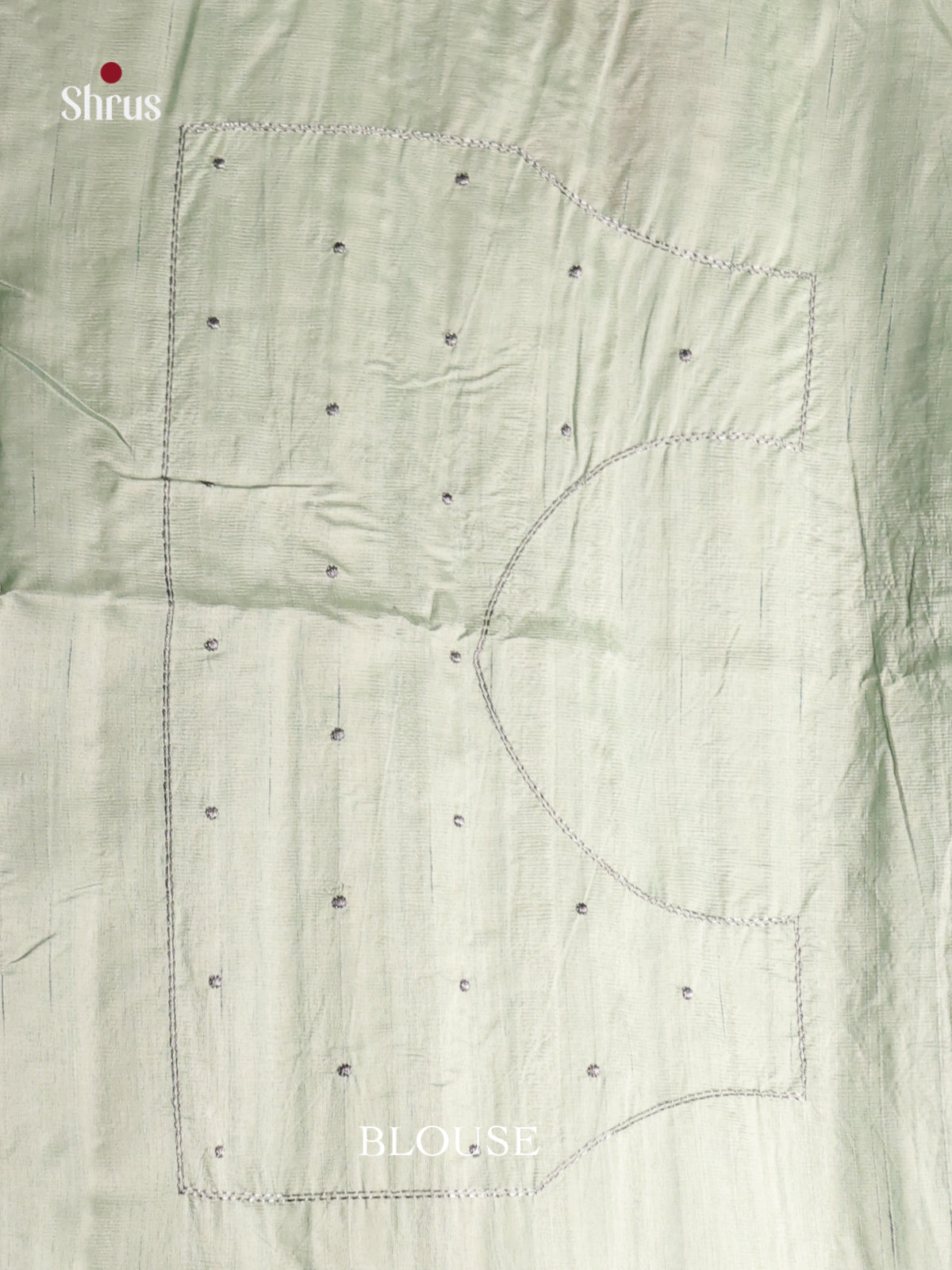 Pastel Green - Semi Rawsilk Saree