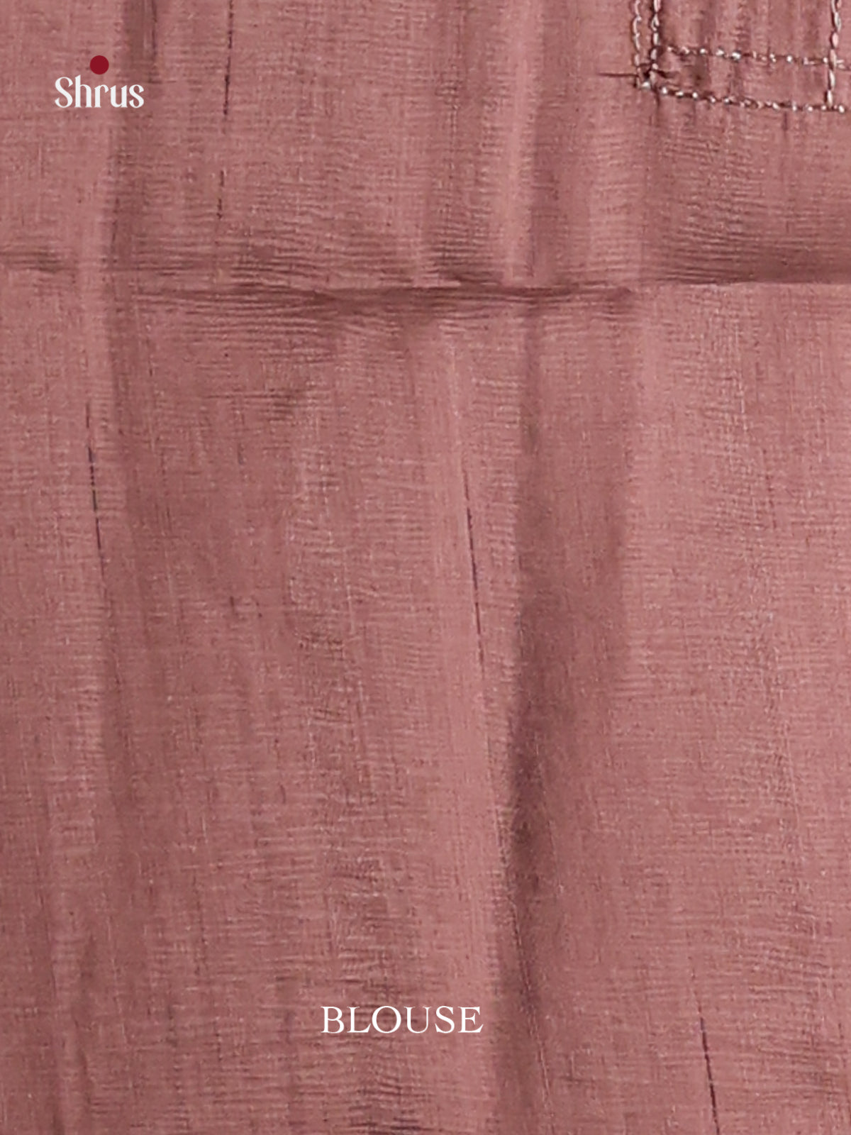 Dusty brown - Semi Rawsilk Saree - Shop on Shrus.com