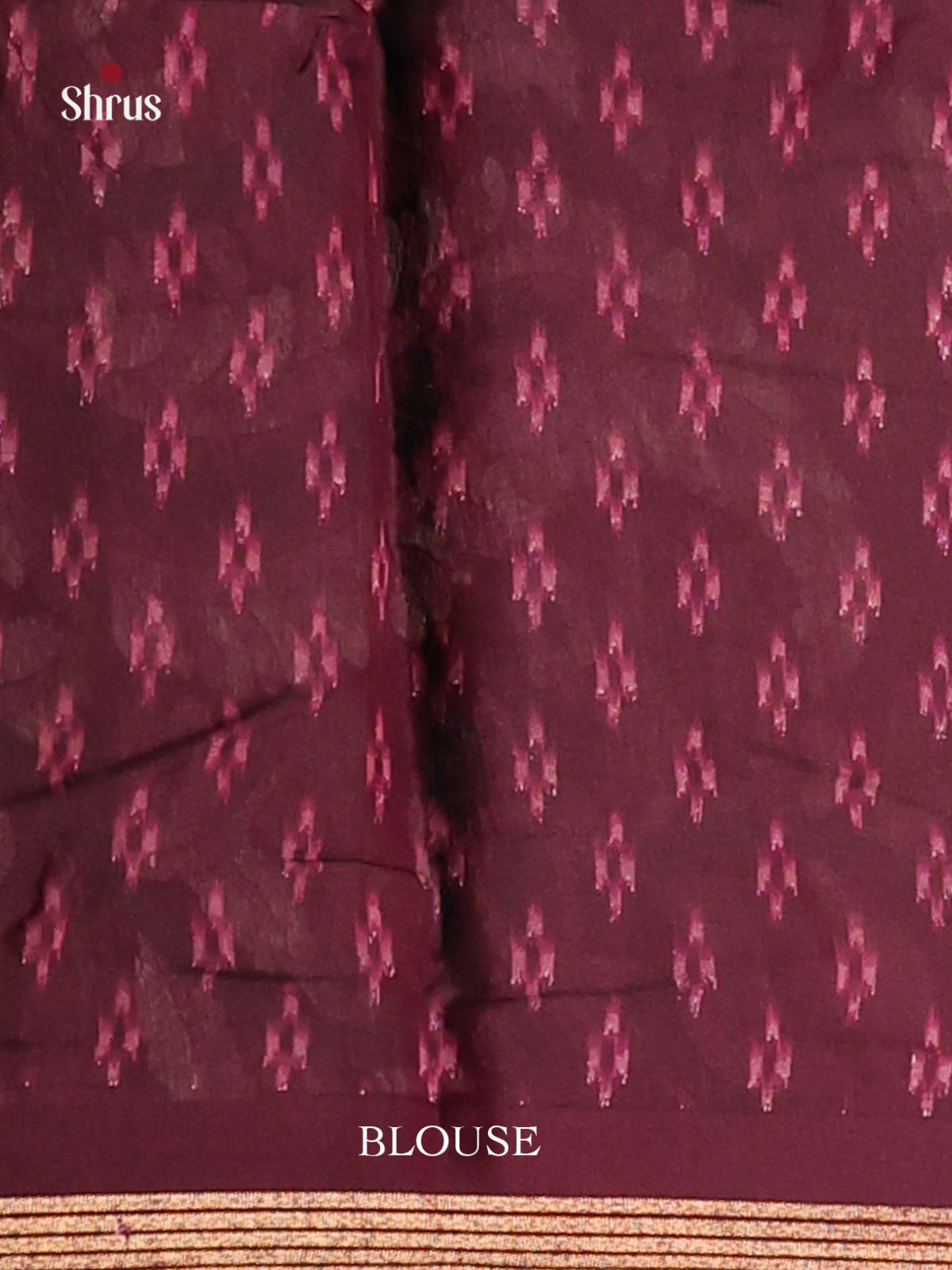 Onion Pink & Maroon- Art Modal Saree - Shop on Shrus.com
