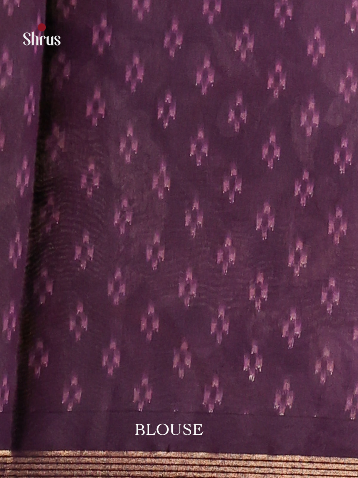 Lavender  & Violet- Art Modal Saree - Shop on Shrus.com