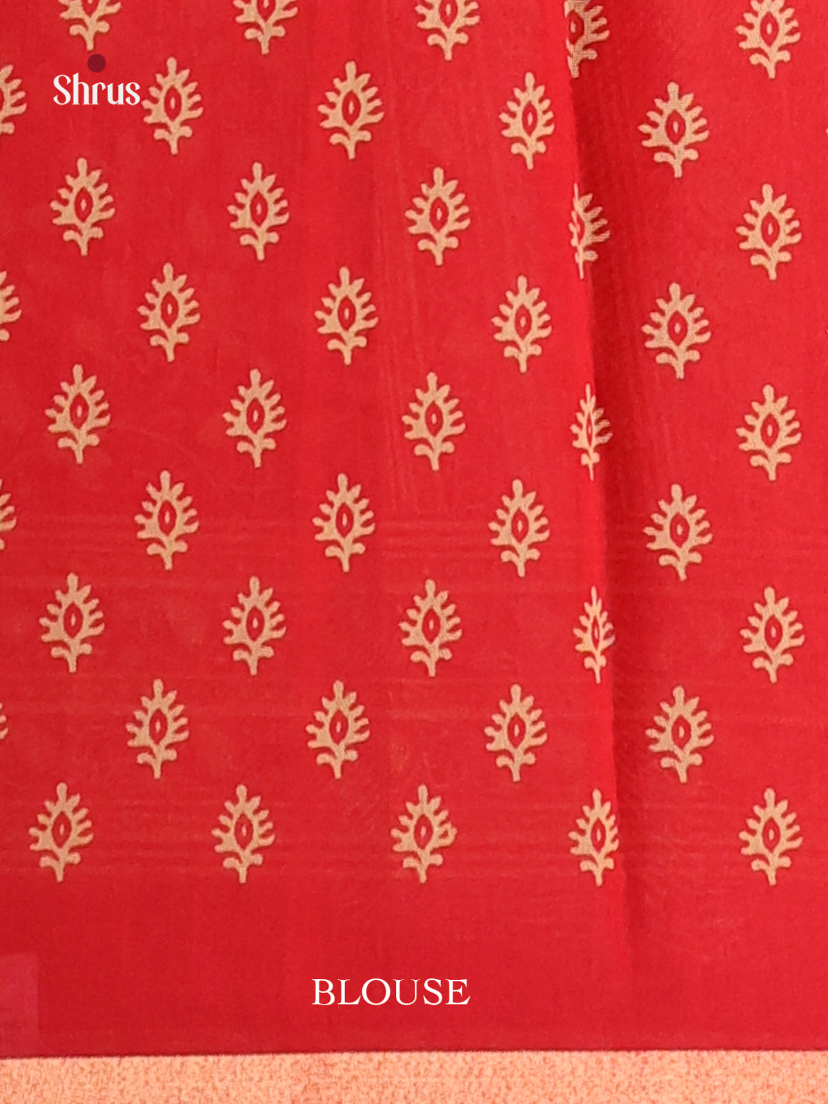 Brown & Red- Art Modal Saree