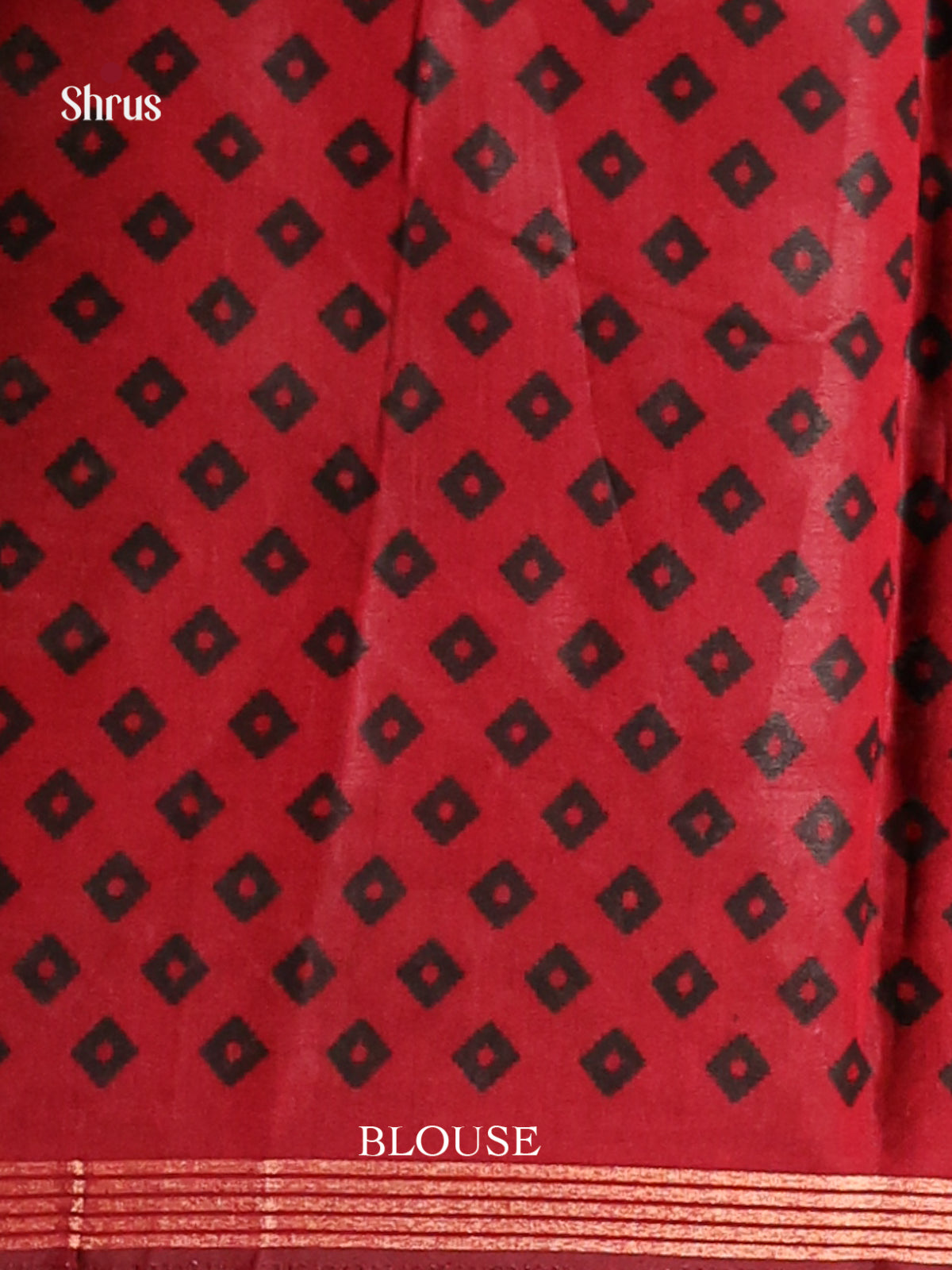 Black & Red - Art Modal Saree