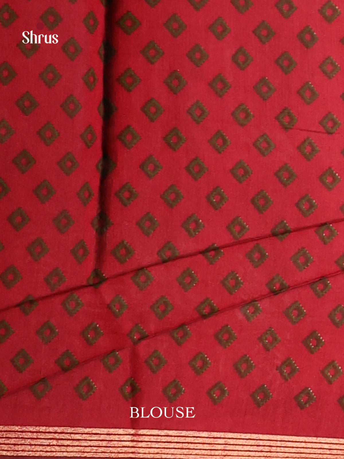 Green & Red- Art Modal Saree - Shop on Shrus.com