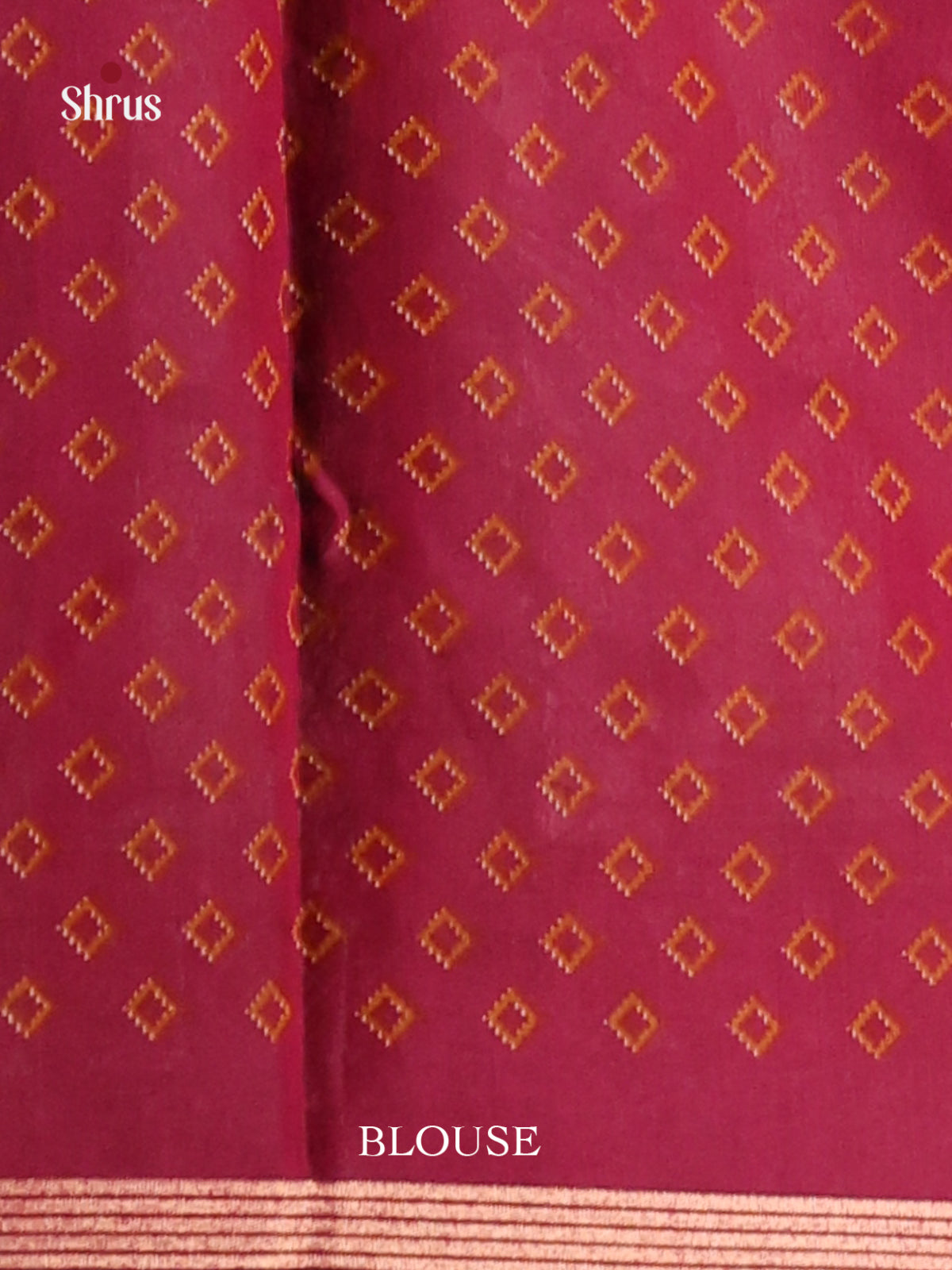 Mustard & Maroon - Art Modal Saree - Shop on Shrus.com