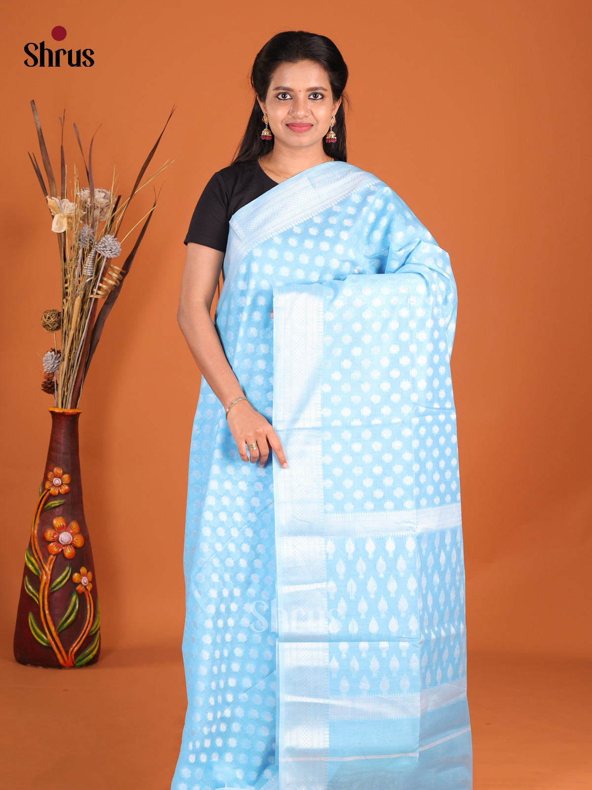 Light Blue - Art Maheshwari  Saree