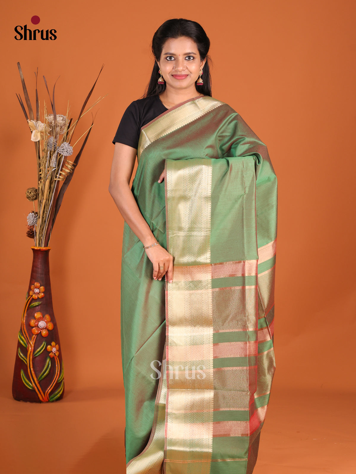 Double Shaded Green - Art Maheshwari  Saree
