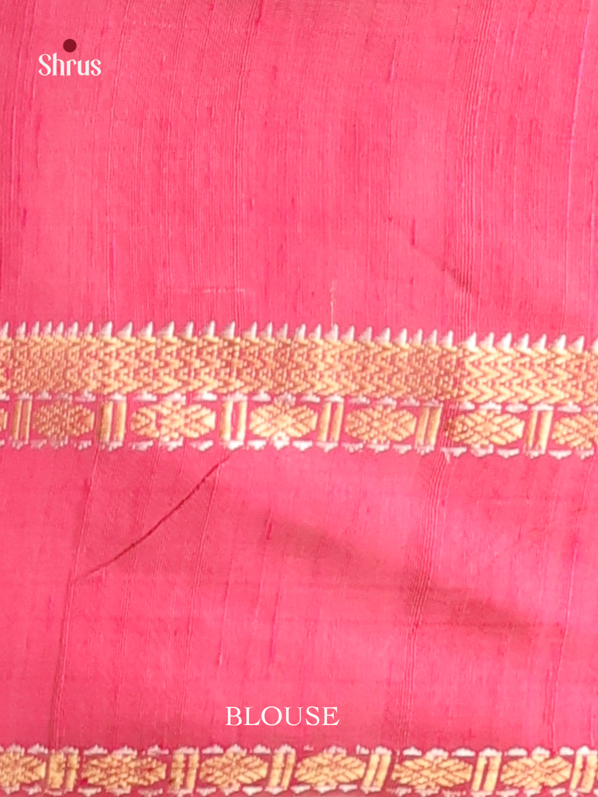 Yellow  Raw Silk Saree with zari checks & Rettaipet Border - Shop on Shrus.com
