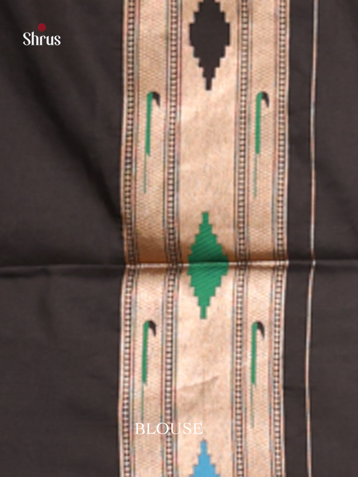 DHS12216 - Semi Paithani Saree - Shop on Shrus.com
