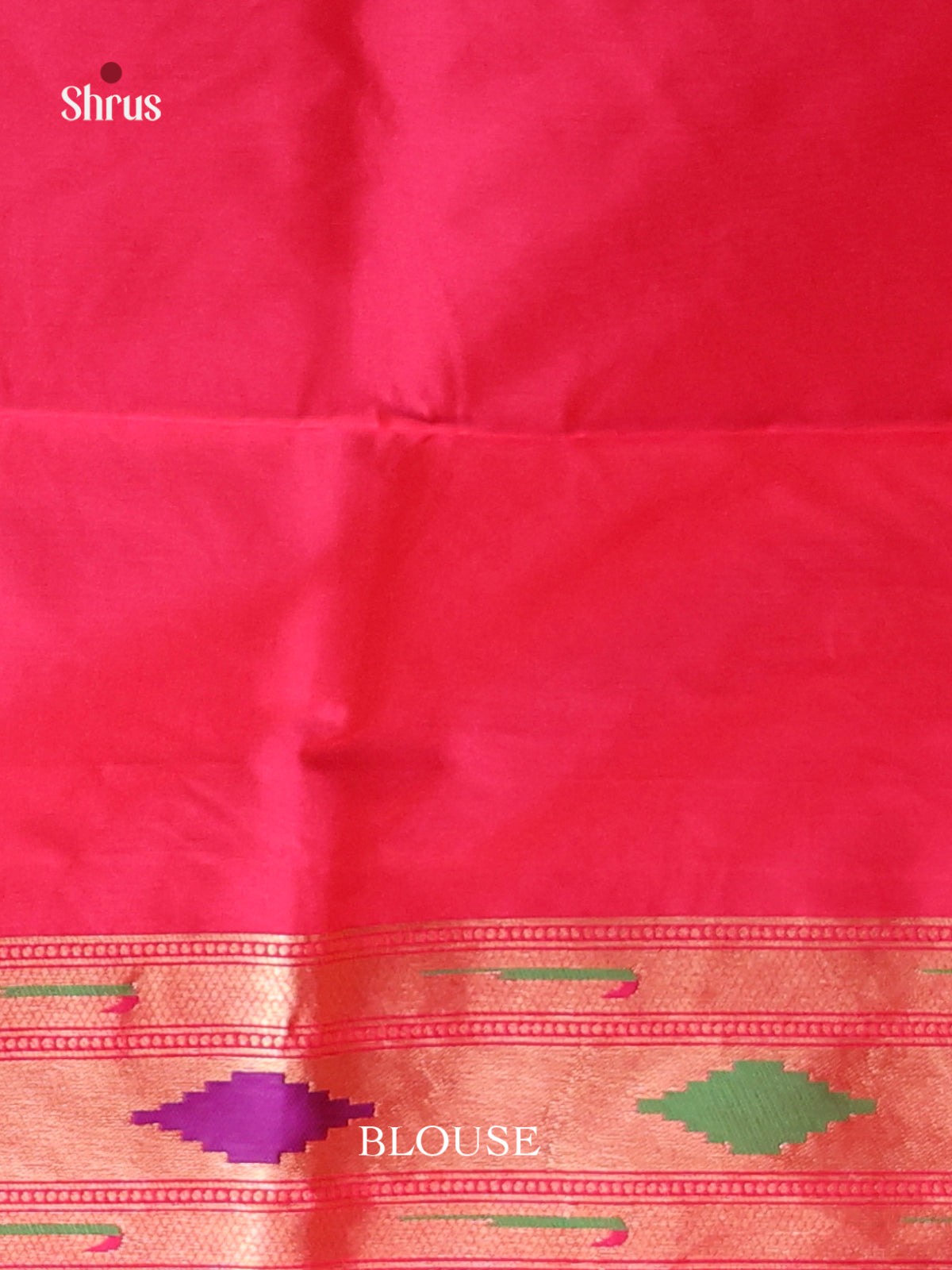 DHS12218 - Semi Paithani Saree - Shop on Shrus.com