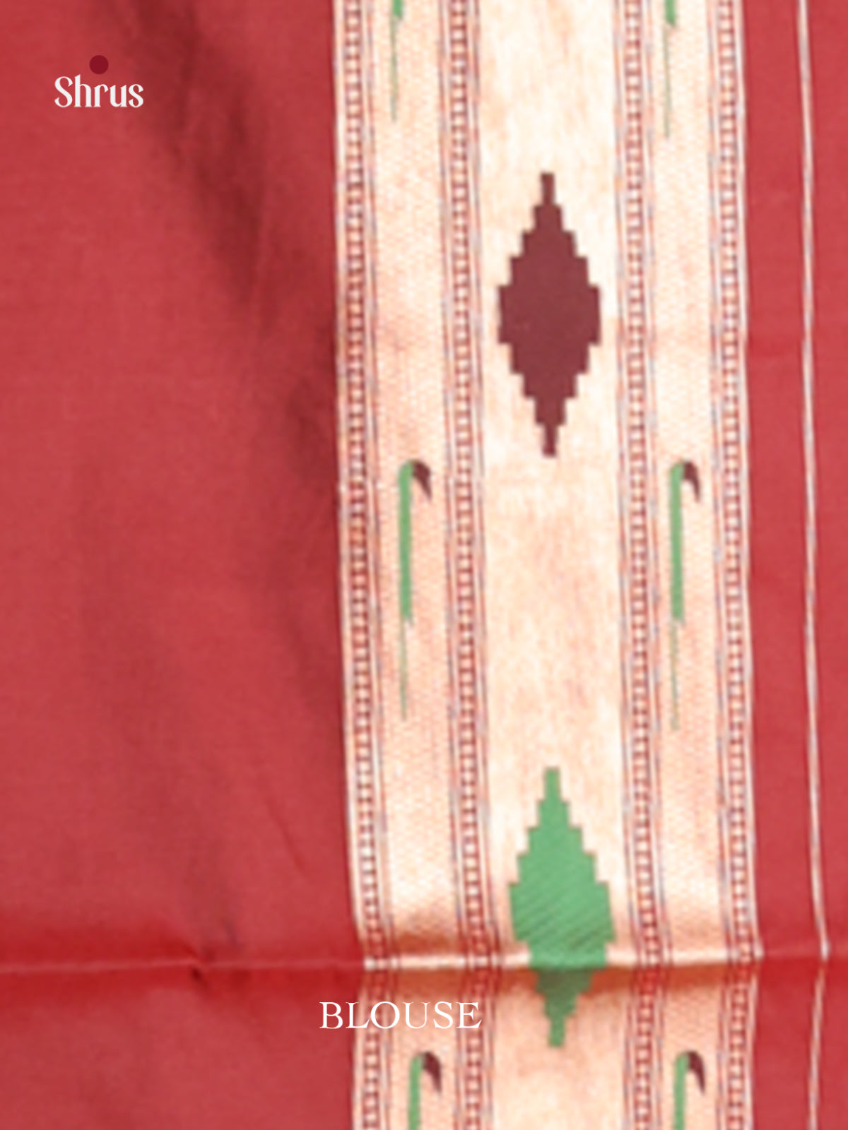 DHS12219 - Semi Paithani Saree - Shop on Shrus.com