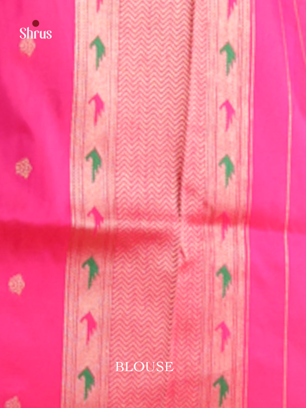 DHS12239 - Semi Paithani Saree - Shop on Shrus.com