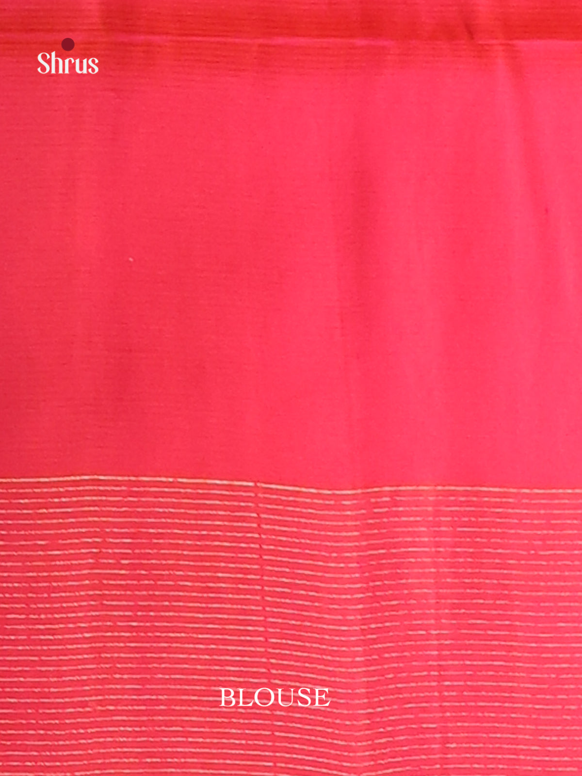 Green & Orangish Pink Soft Silk Saree with zari buttas - Shop on Shrus.com