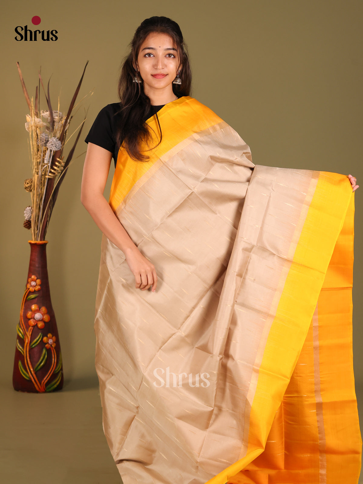DHS12262-Soft Silk Saree - Shop on Shrus.com