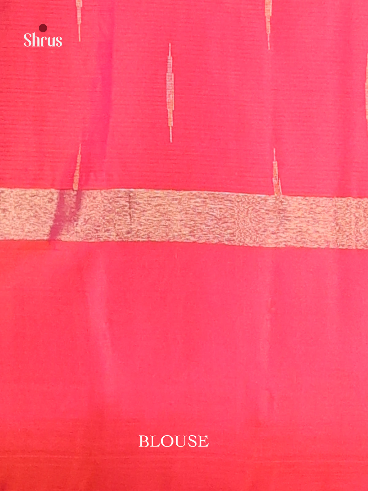 Green & Orangish Pink Soft Silk Saree with zari stripes buttas - Shop on Shrus.com