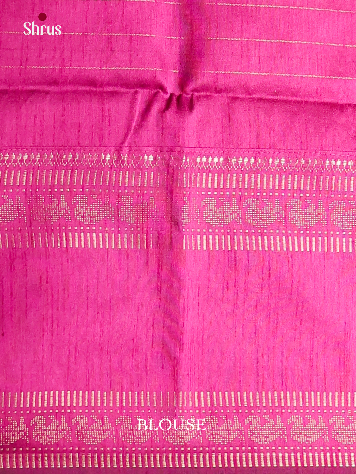 Orange & Purple- Semi Rawsilk Saree - Shop on Shrus.com