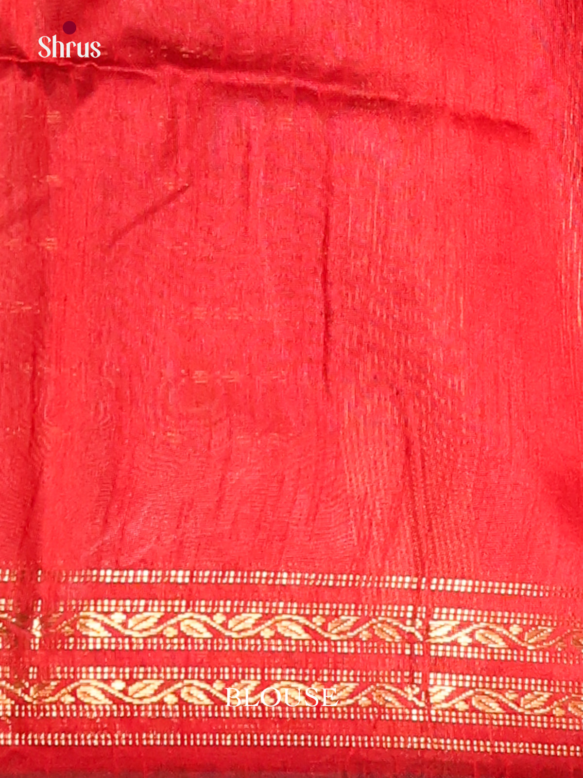 Black & Red - Semi Rawsilk Saree