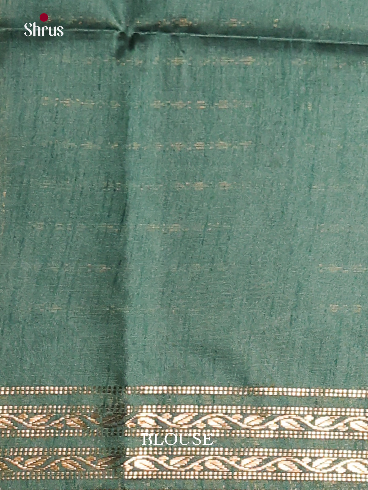 Red & Green- Semi Rawsilk Saree - Shop on Shrus.com